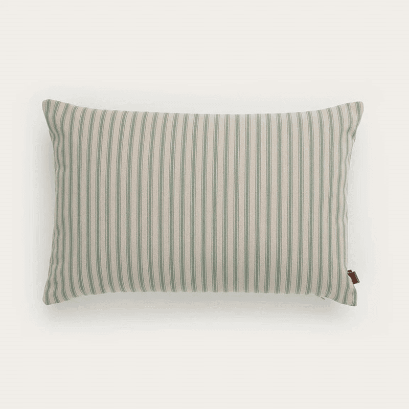 Wide Stripe Outdoor Cushion, Green
