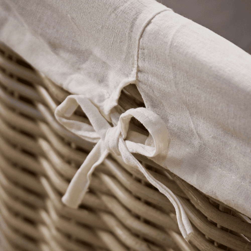 Rattan Laundry Basket, Natural