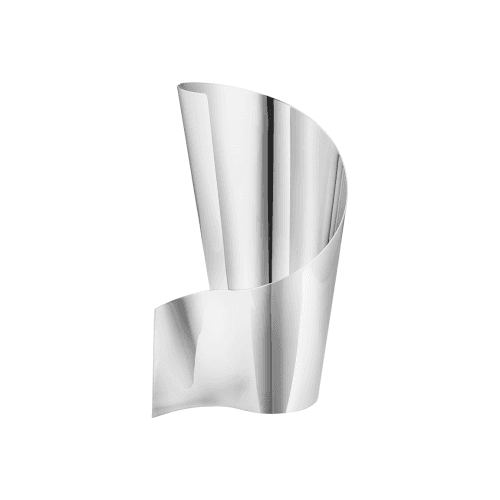Image showing the Fold Small Mirror Vase, Silver product.