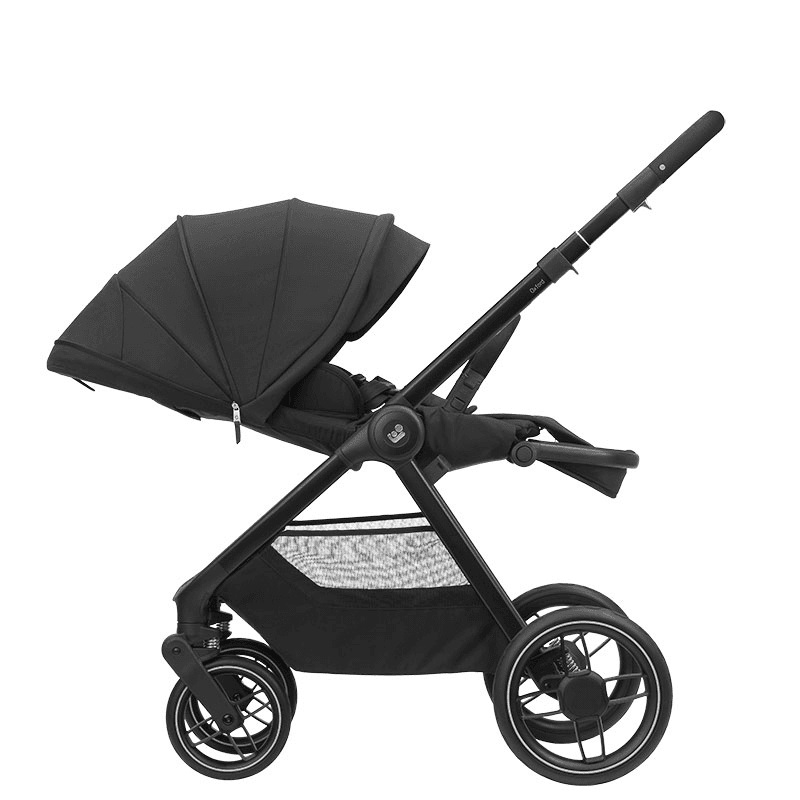 Oxford+ Premium 9 Piece Travel System Bundle, Twillic Black