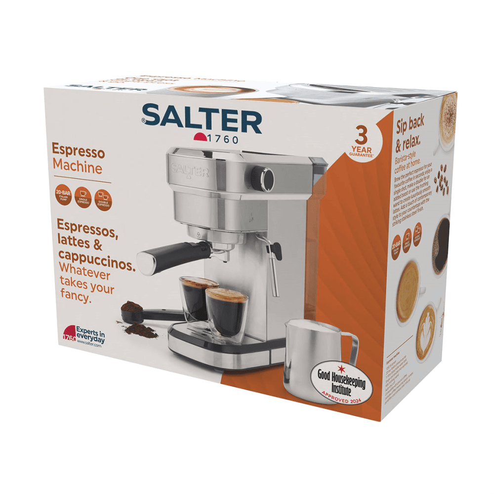 Espresso Maker, Silver