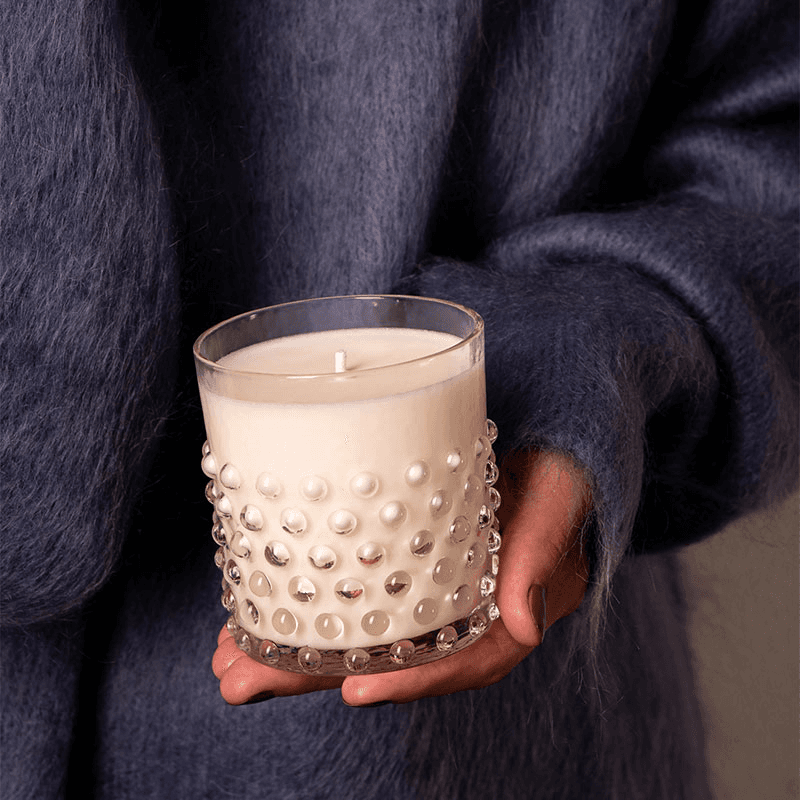 Hobnail Candle