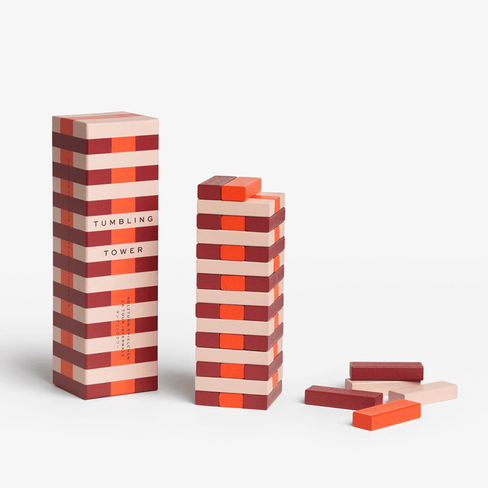 Play Tumbling Towers, Red Multi