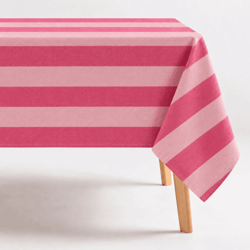 Image showing the Bon appetit Tablecloth, Pink product.