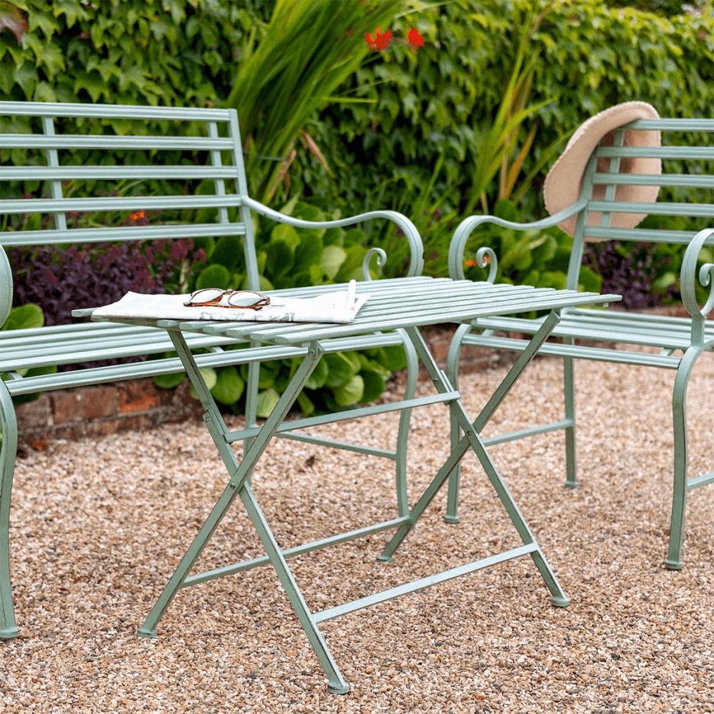 Battersea Slatted Table, Sage