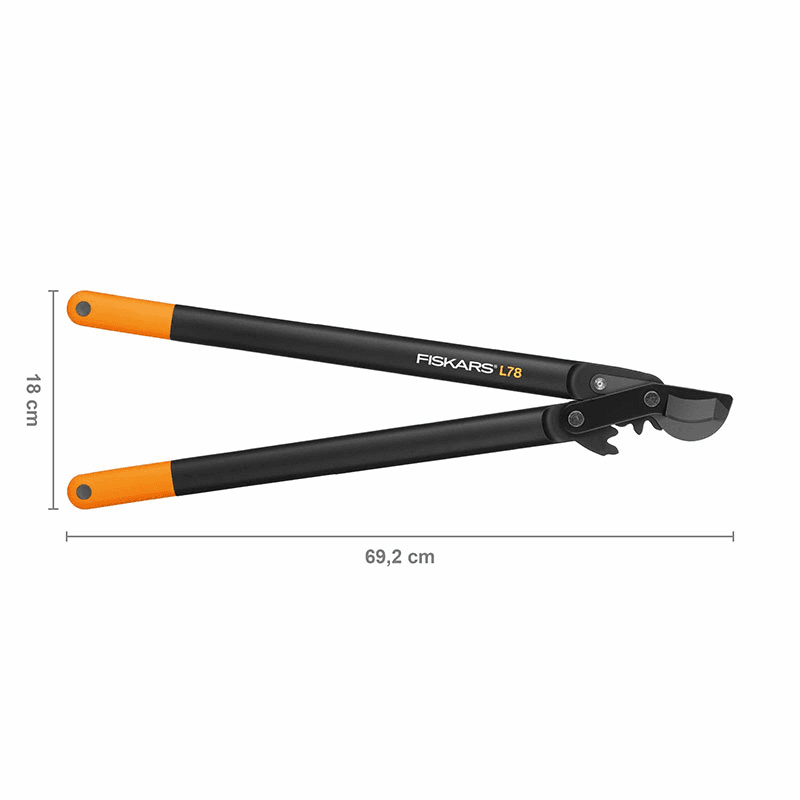 PowerGear Hook Head Bypass Lopper, Black and Orange