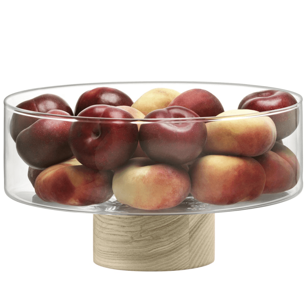 Lotta Pedestal bowl, clear