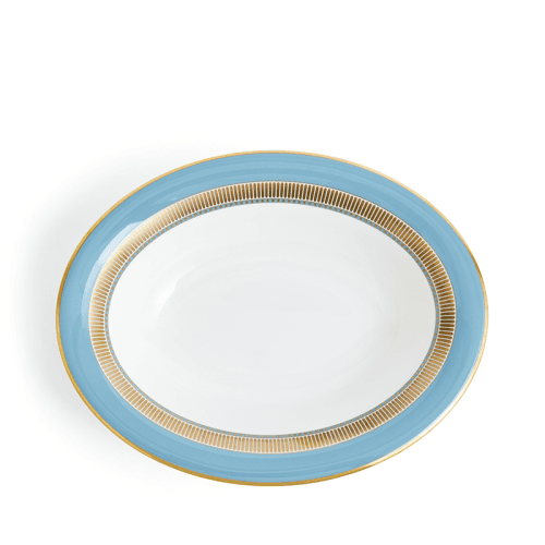 Image showing the Helia Oval Dish, Mint Green product.