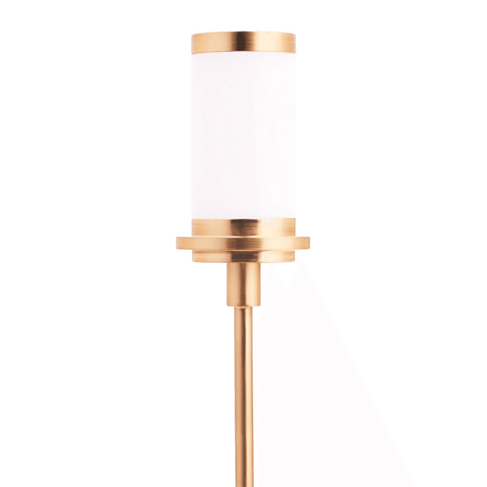 Reed Rechargeable Table Lamp, Brass