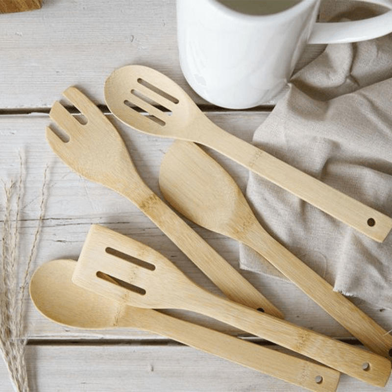 Natural Elements Bamboo Kitchen Utensil Set