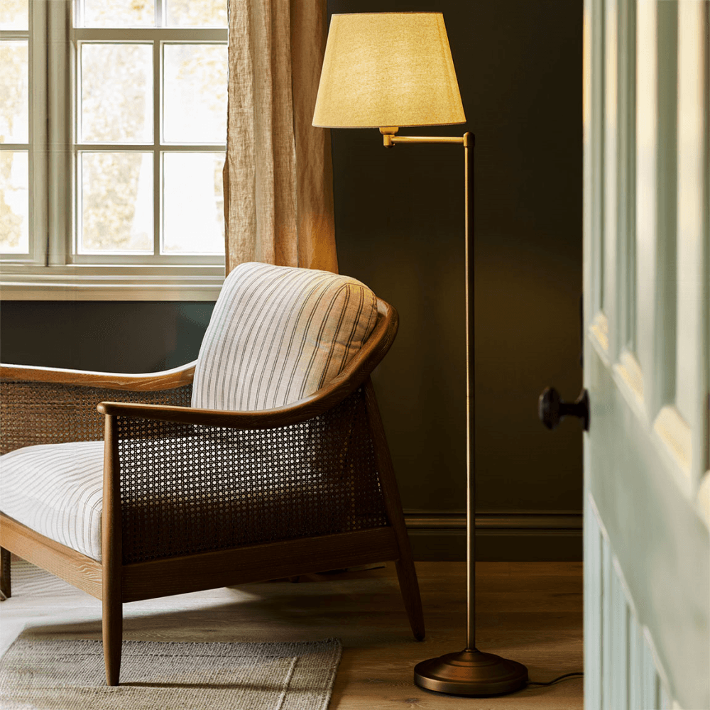Peartree Floor Lamp, Antique Bronze