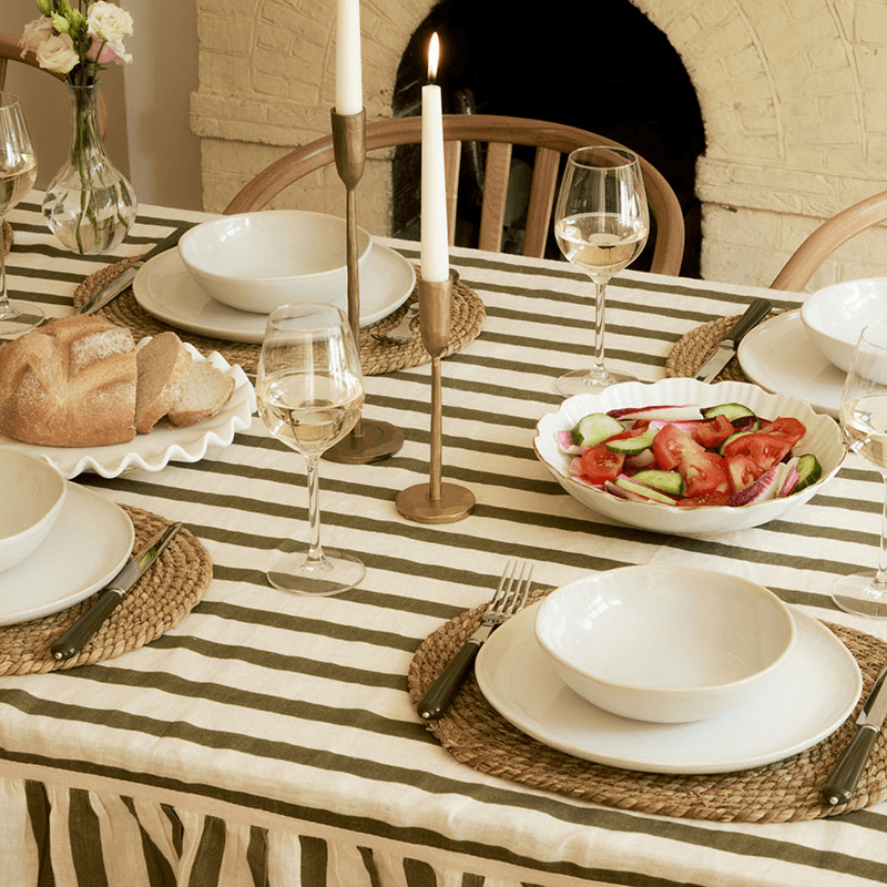 Organic Set of 4 Bowls, Cream