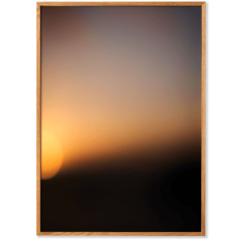 Image showing the Sunset 02 Framed Print, Orange product.