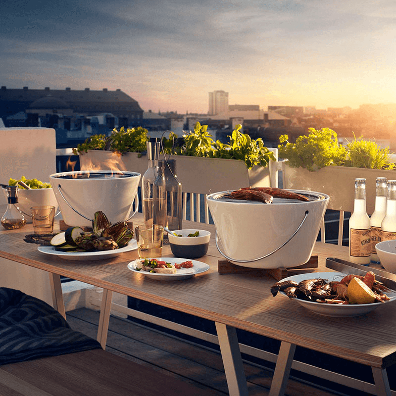Table Grill, White