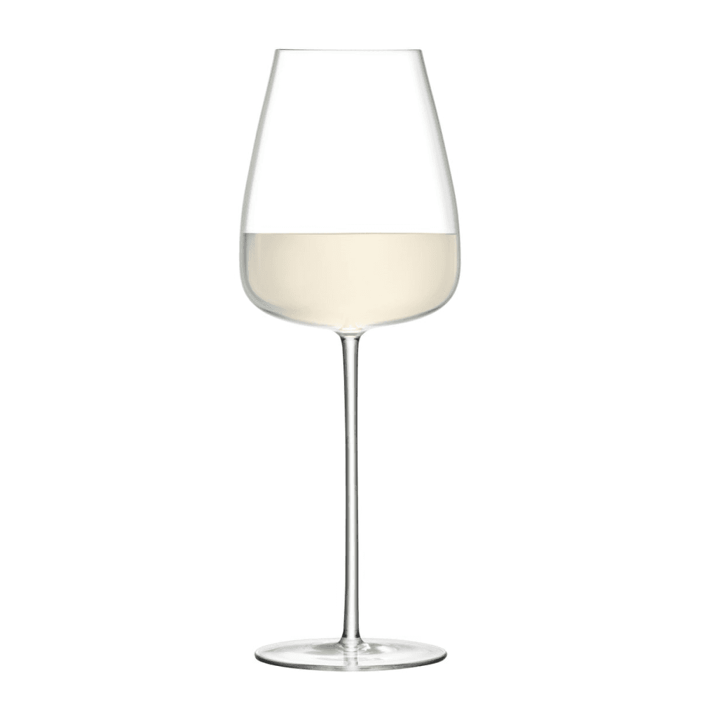 Wine Culture Pair of white wine glasses, clear