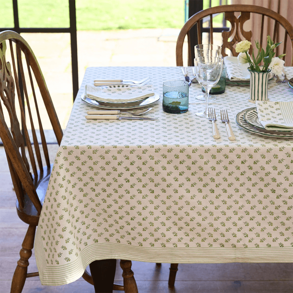 Ditsy Tablecloth, Green