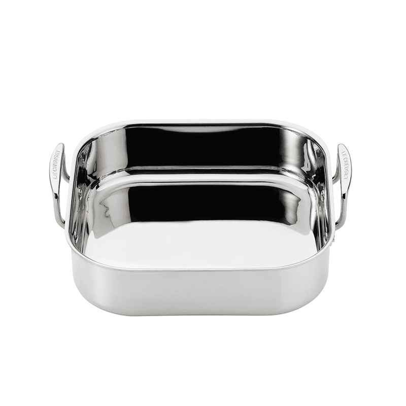 Classic 3-ply Square Roaster, Stainless Steel