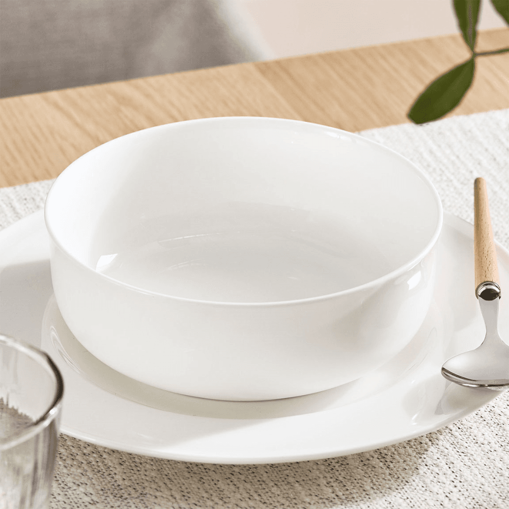Queensberry Hunt Cupola Cereal Bowl, White