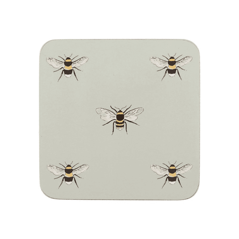 Bees Set of 4 Coasters