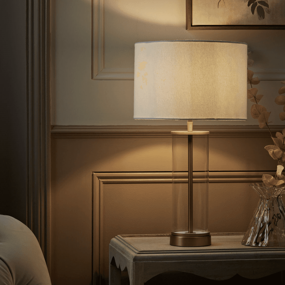 Maja Column Table lamp, Brass