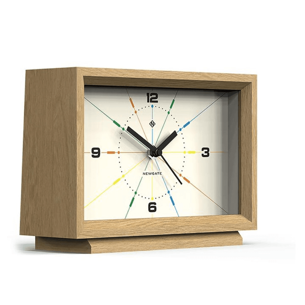 Hollywood Hills Mantel Clock, Oak