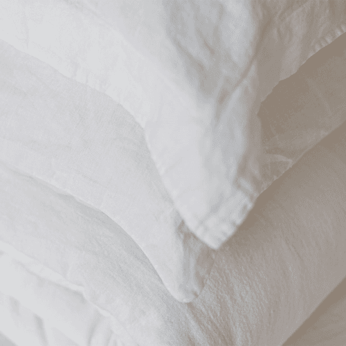 Image showing the Hemp & Organic Cotton Pair of Oxford Pillowcases product.