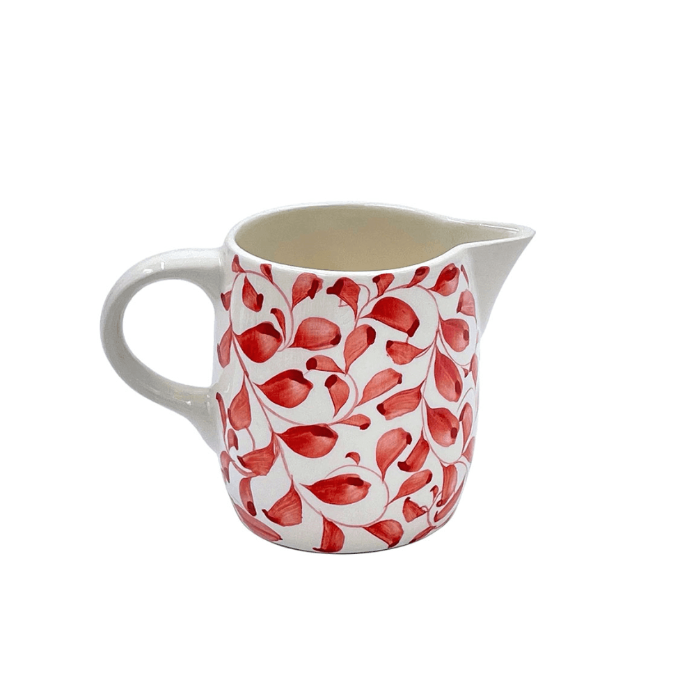 Scroll Milk jug, Red
