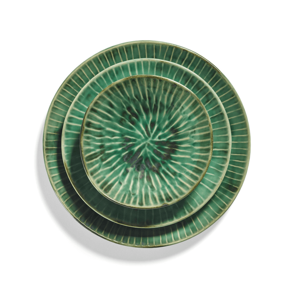 Verde Lanza by Pascale Naessen Set of 2 Soup Bowls, Green