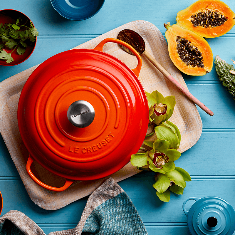Signature Cast Iron Shallow Casserole