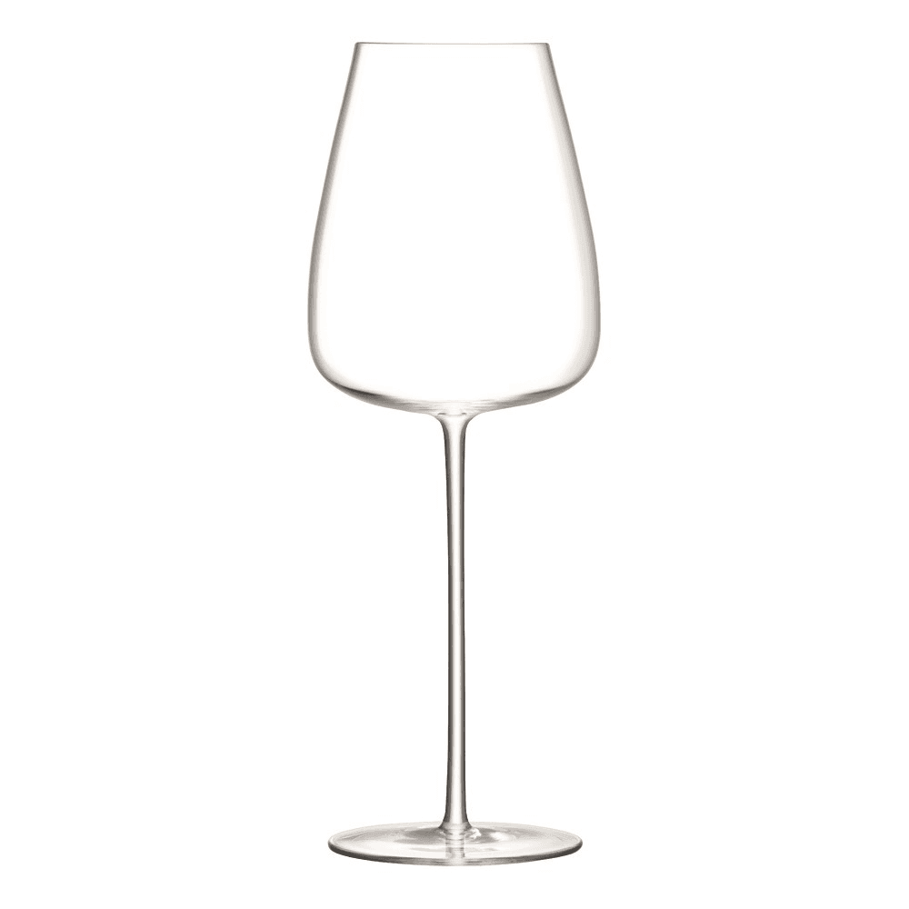 Wine Culture Pair of white wine goblets, clear
