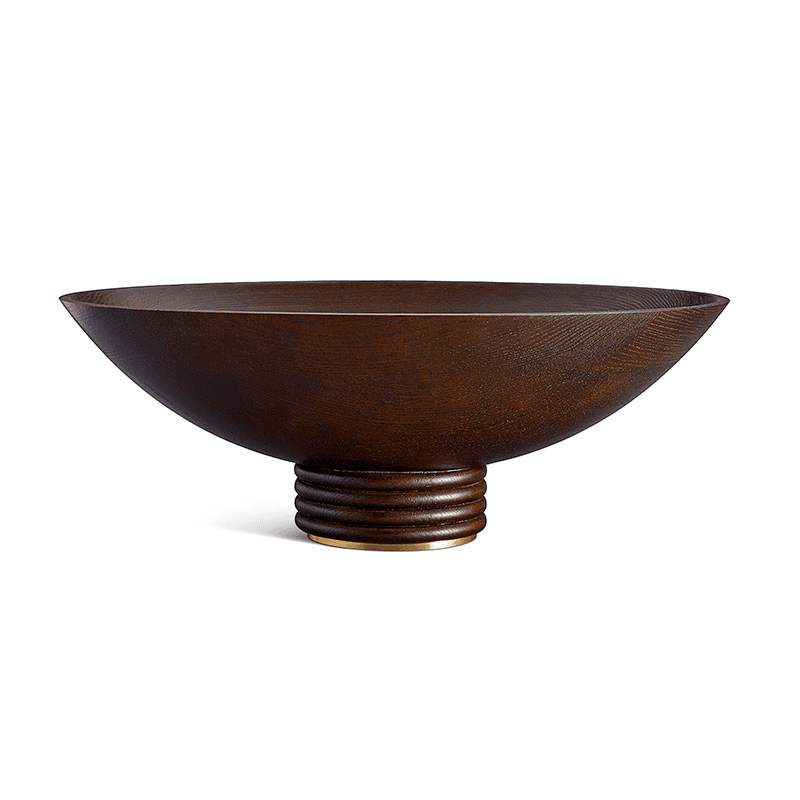 Alhambra Oval Bowl, Smoked Ash