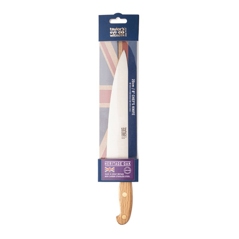 Heritage Oak Cooks Knife