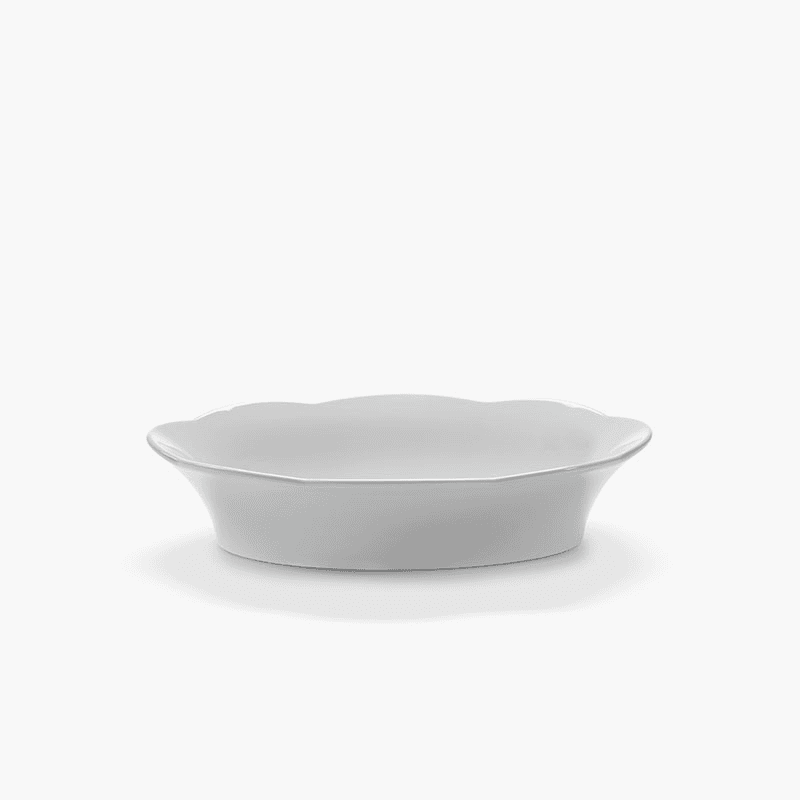 Silhouette by Sergio Herman Oval Serving Bowl, White