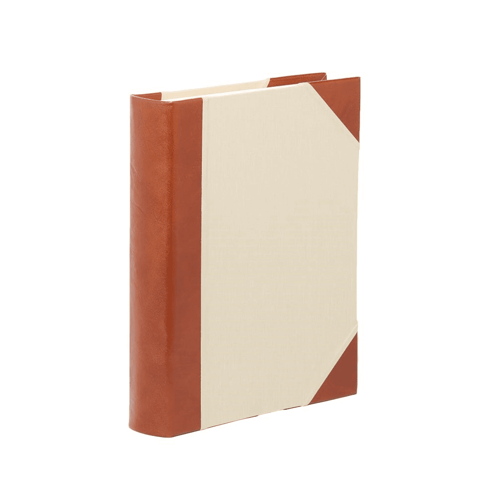 Half Bound Portrait 50 Page Photo Album, Tuscan