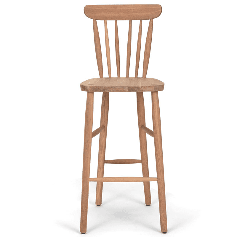 Wardley Bar Stool, Natural Oak