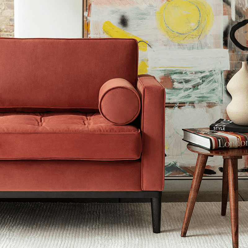 Model 02 Velvet Sofa