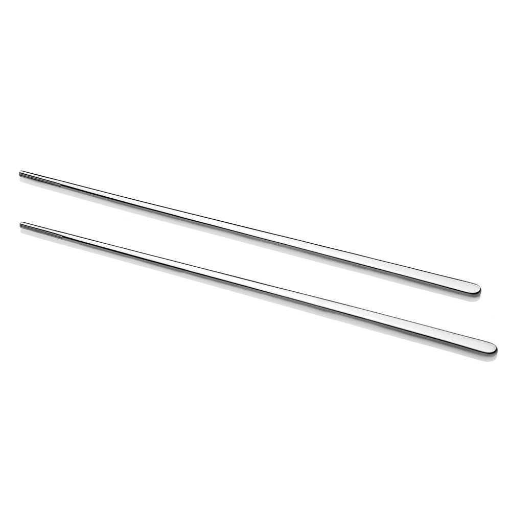 Mulberry Chopsticks, Mirror Finish Stainless Steel