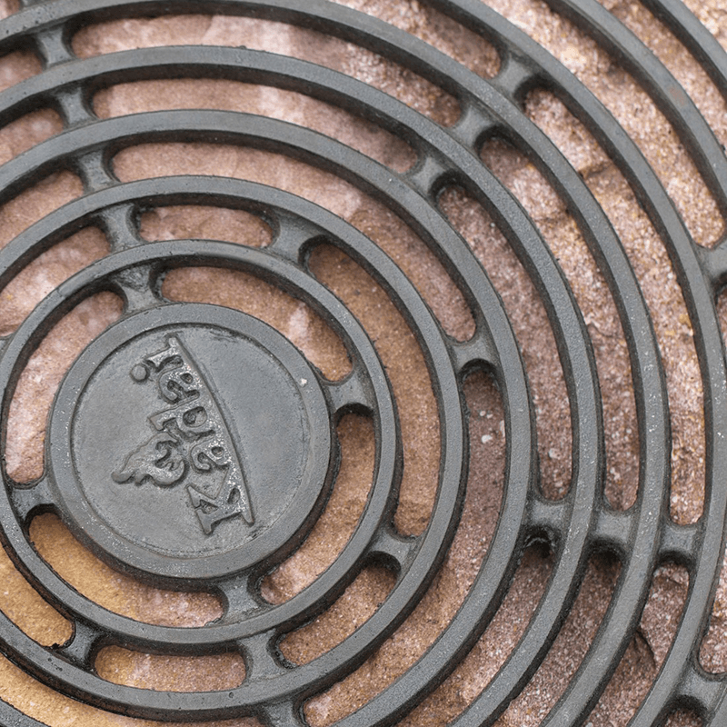 Cast Iron Griddle, Black