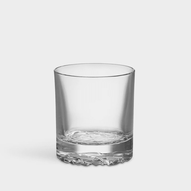 Carat Set of 2 Double Old Fashioned Glasses, Crystal