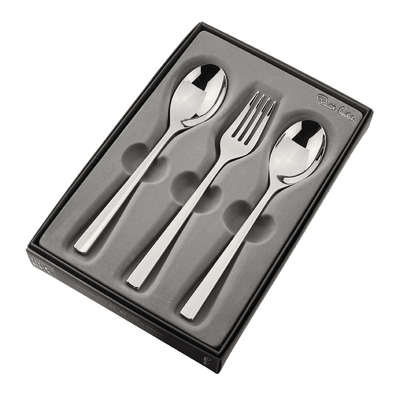 Blockley 3 Piece Serving Set, Stainless Steel