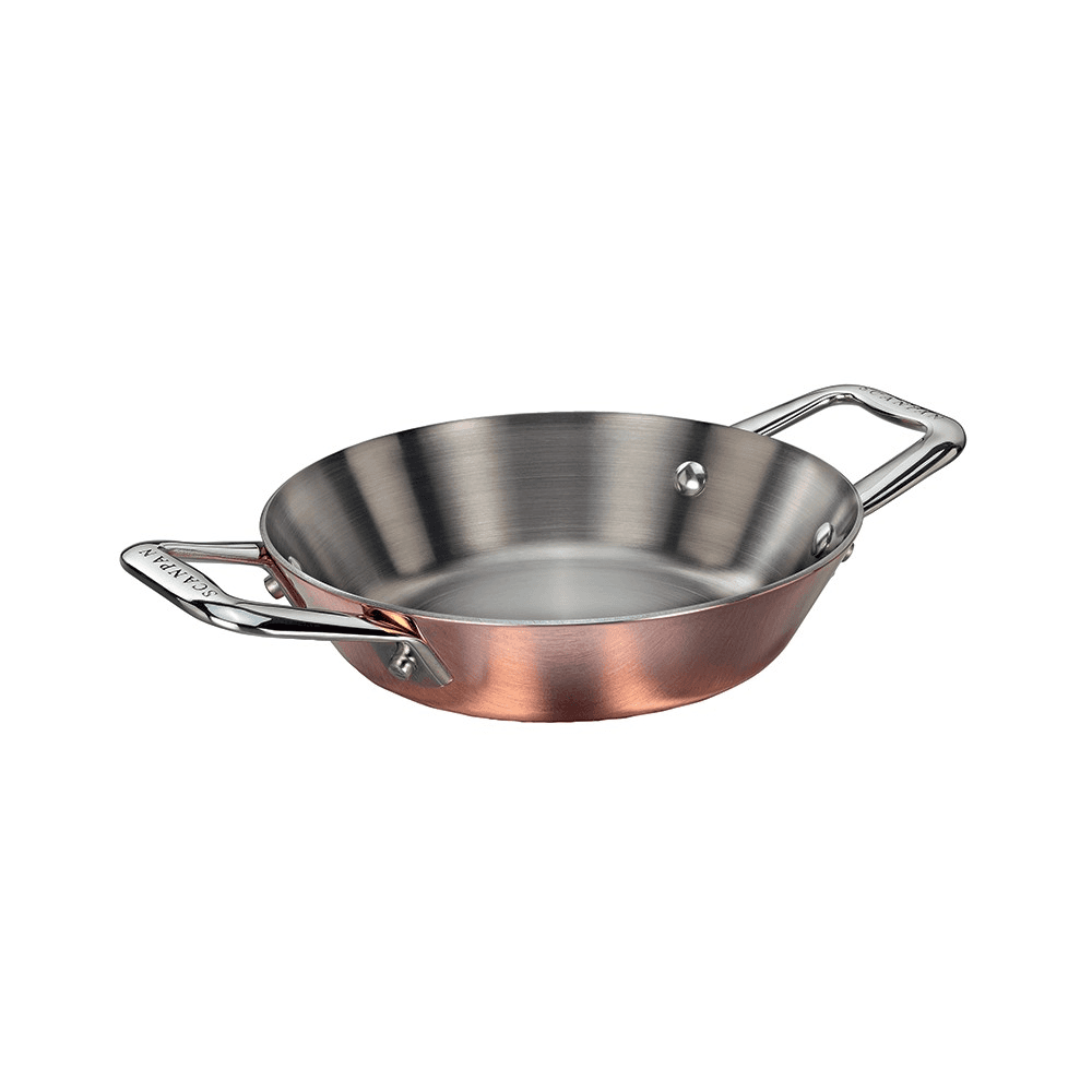 Maitre D' Mini paella pan, Copper And Stainless Steel