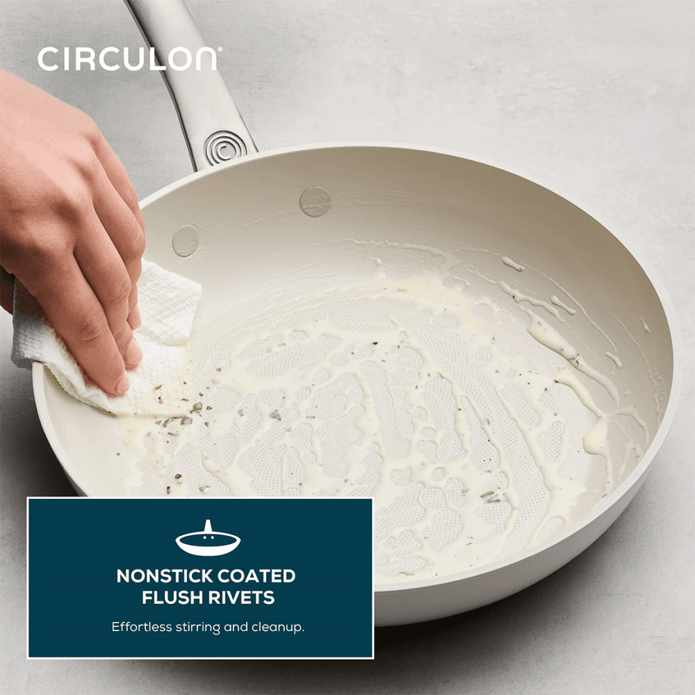 Halo Laser Defence Set of 2 Frying Pans, White