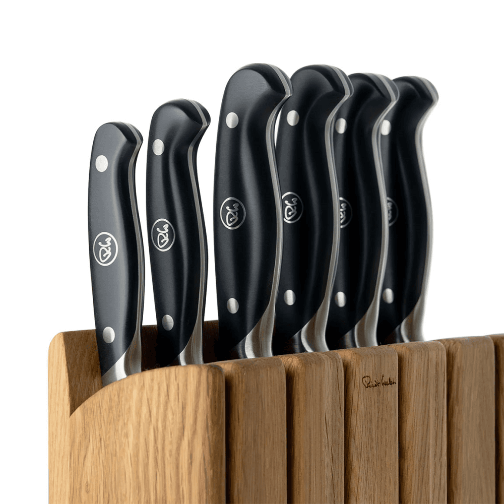 Professional Book Knife Block Set, Stainless Steel
