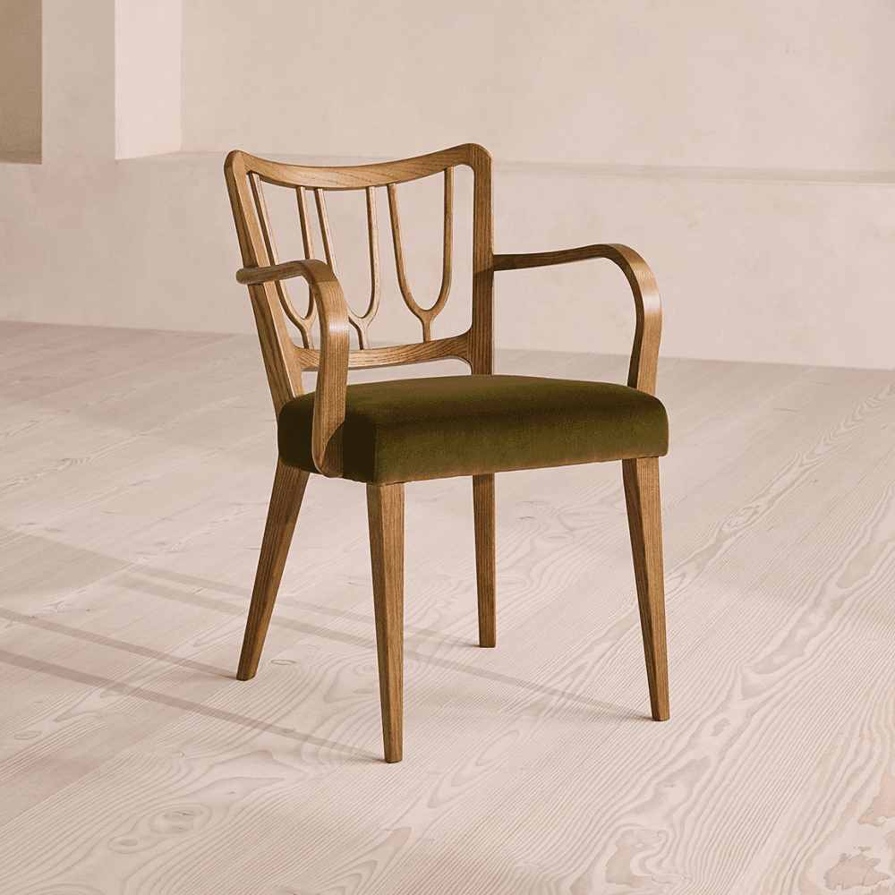Leonie Dining Chair, Olive