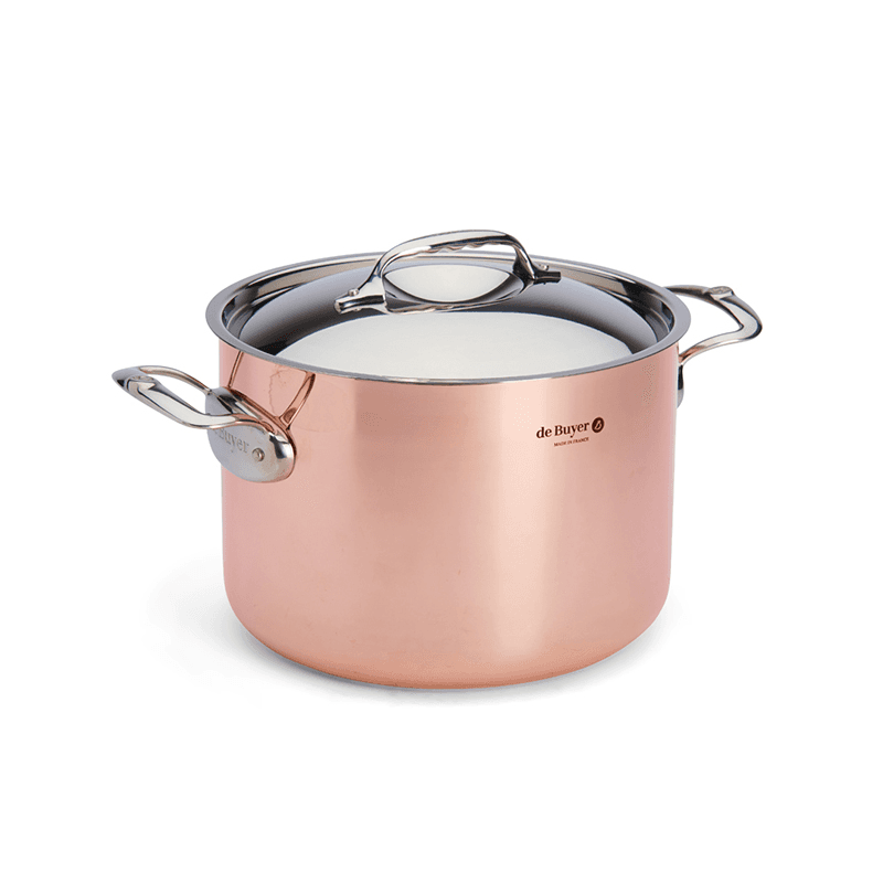 Prima Matera Casserole with Lid, Copper
