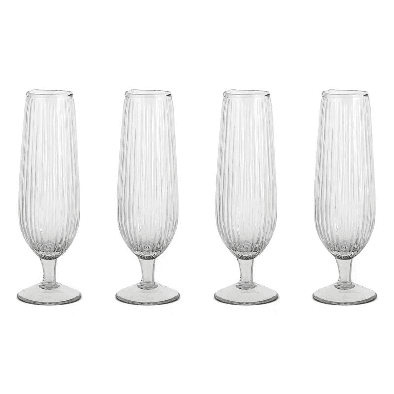 Otuba Set of 4 Champagne Flutes