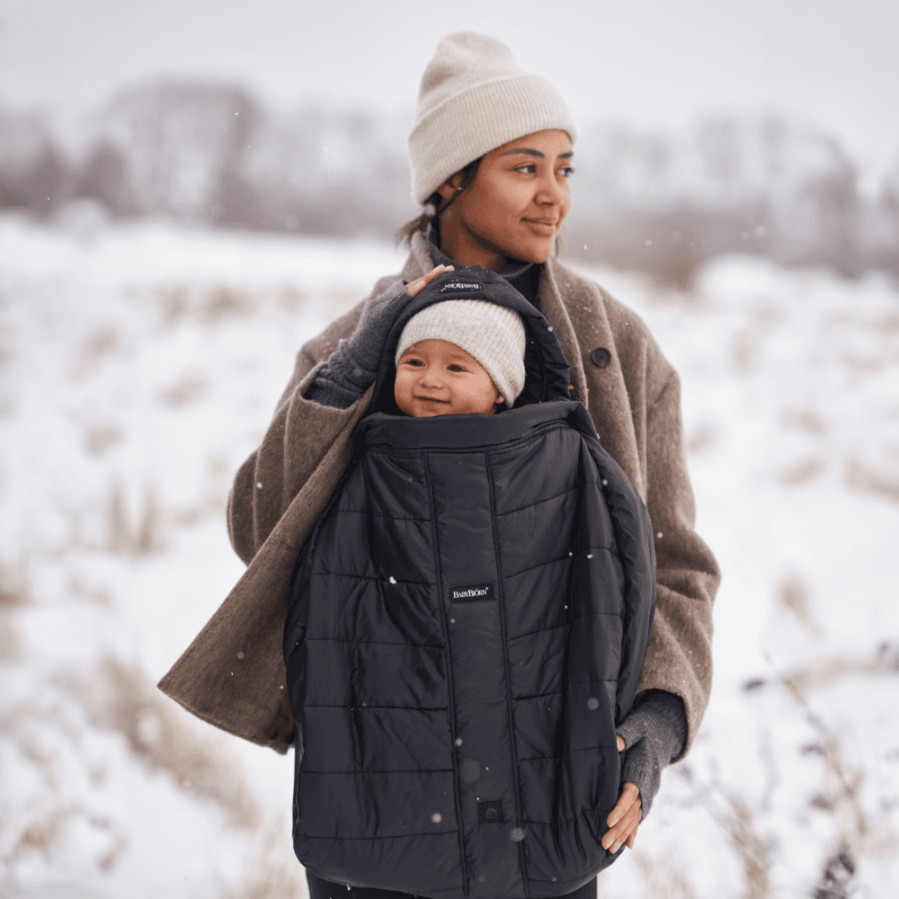 Winter Cover for Baby Carrier, Black