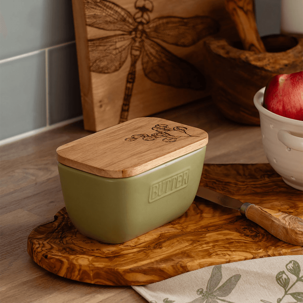 Flora Butter Dish