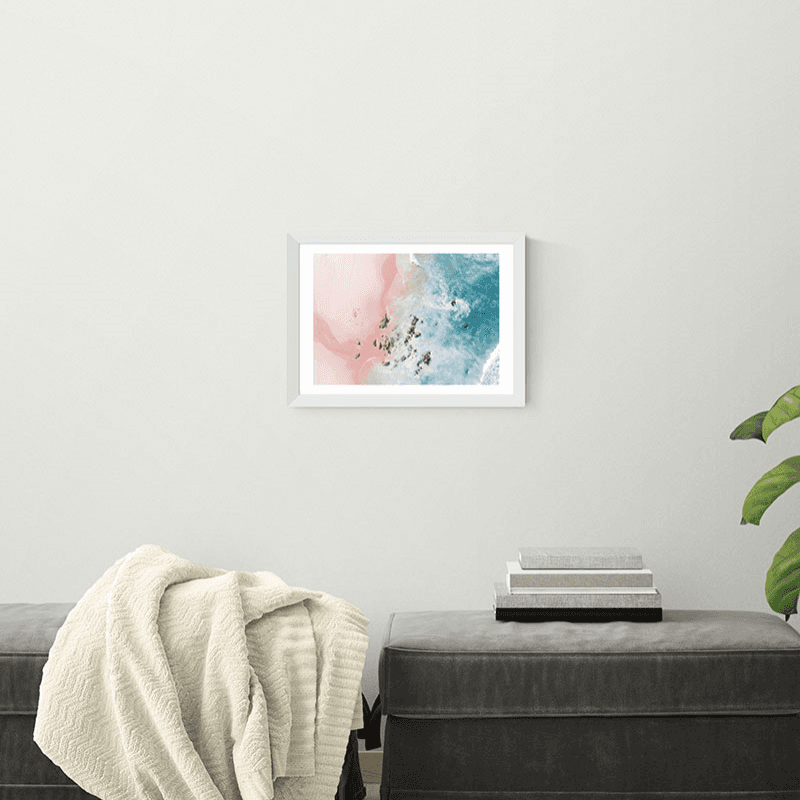 Ingrid Beddoes Sea Bliss Print, White Frame