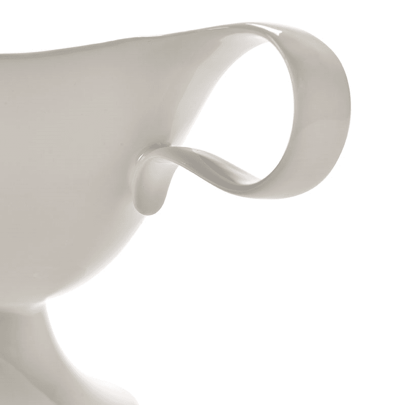 Les Objets Mouleversants by Wouters&Hend Lips Gravy Boat, White